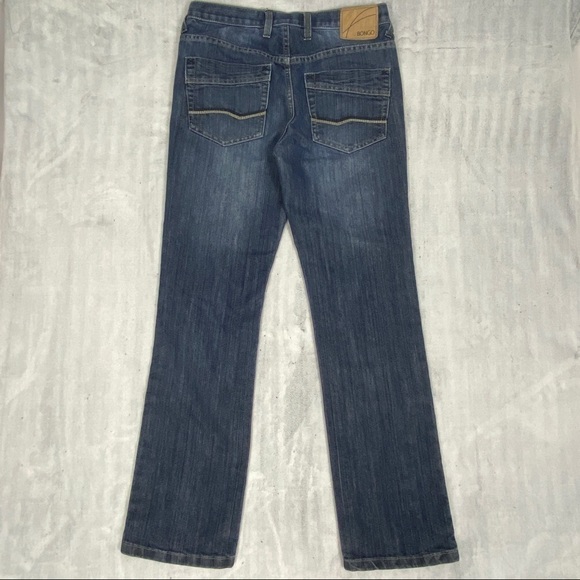 Bongo Slim Straight Jeans 30W 31L Medium Wash - Picture 2 of 10